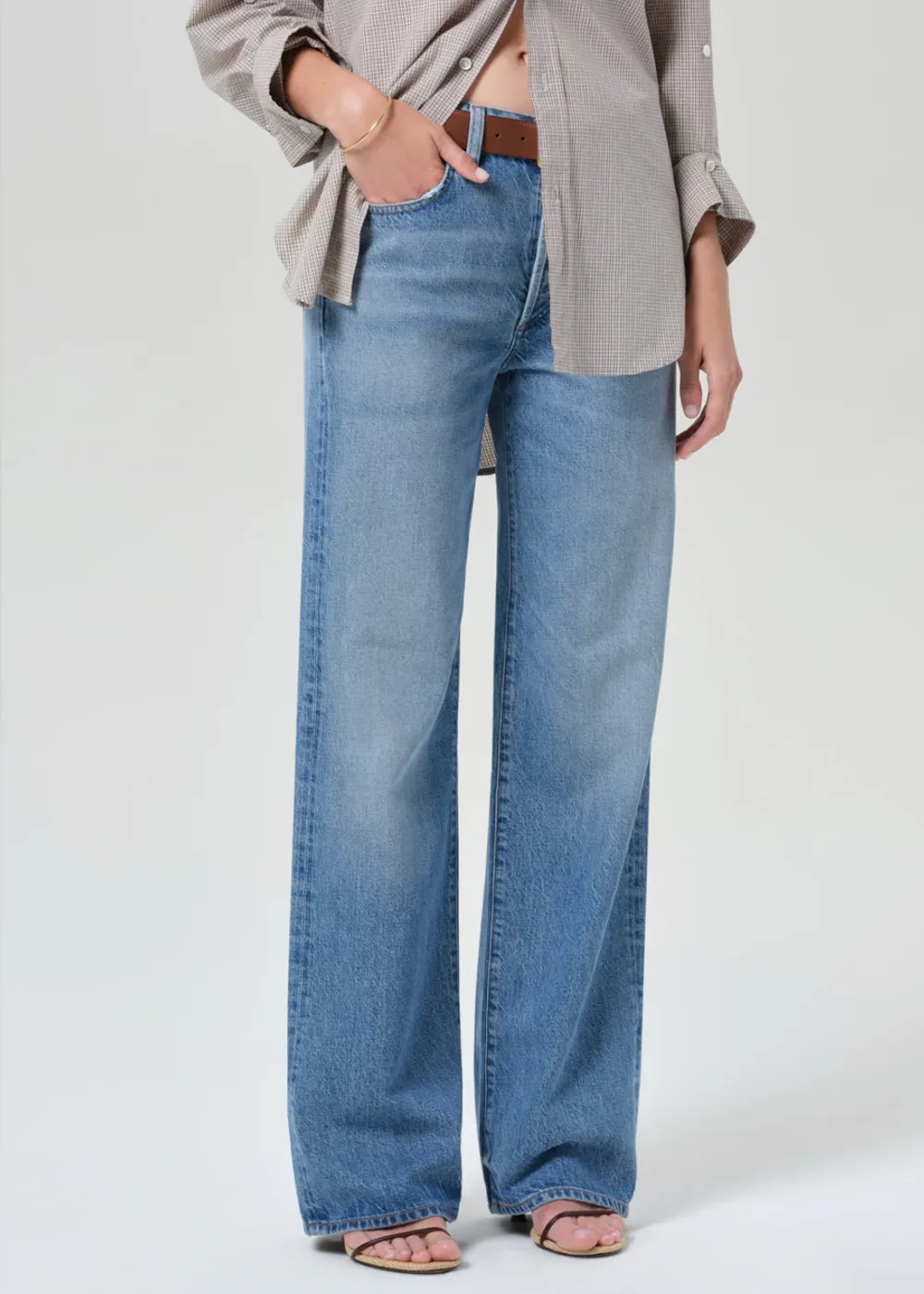 Annina High Rise Wide Leg 33" Jean sold by Danali product image thumbnail 4