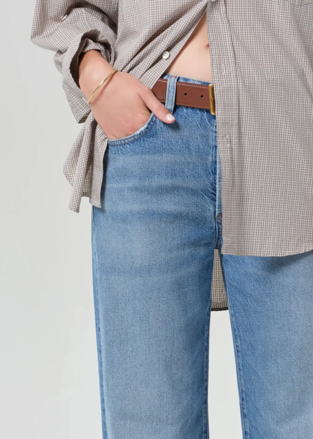 Annina High Rise Wide Leg 33" Jean sold by Danali product image thumbnail 5