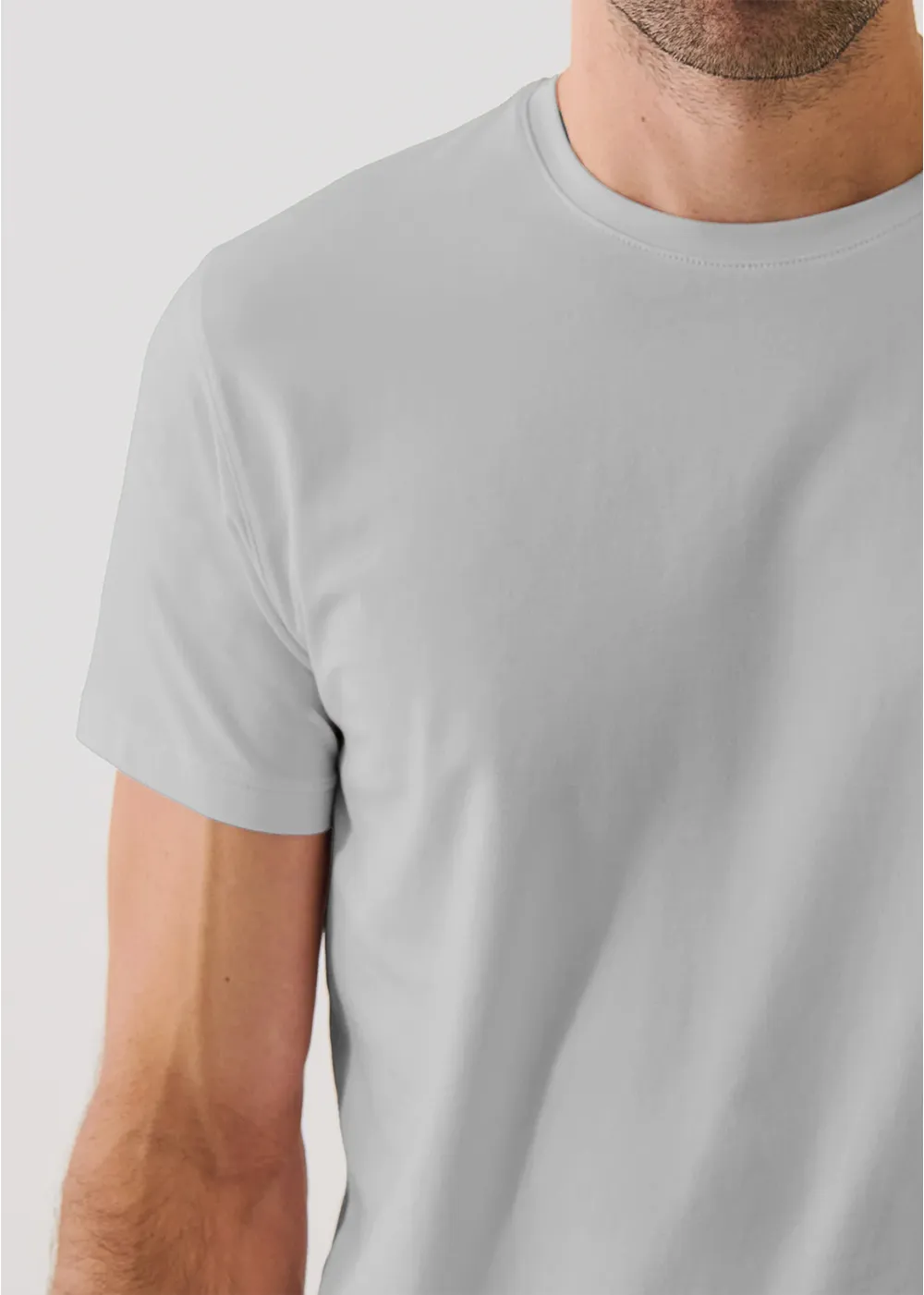 Iconic Pima Cotton Stretch Crew T-Shirt sold by Danali product image thumbnail 2