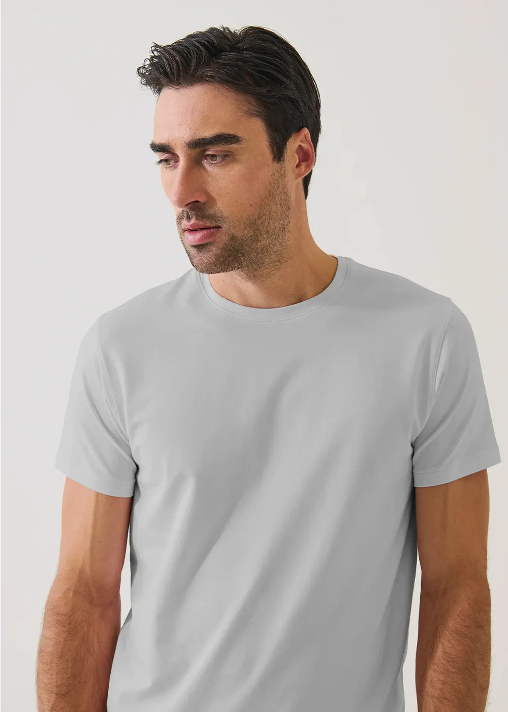 Iconic Pima Cotton Stretch Crew T-Shirt sold by Danali product image thumbnail 3