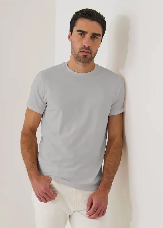 Iconic Pima Cotton Stretch Crew T-Shirt sold by Danali