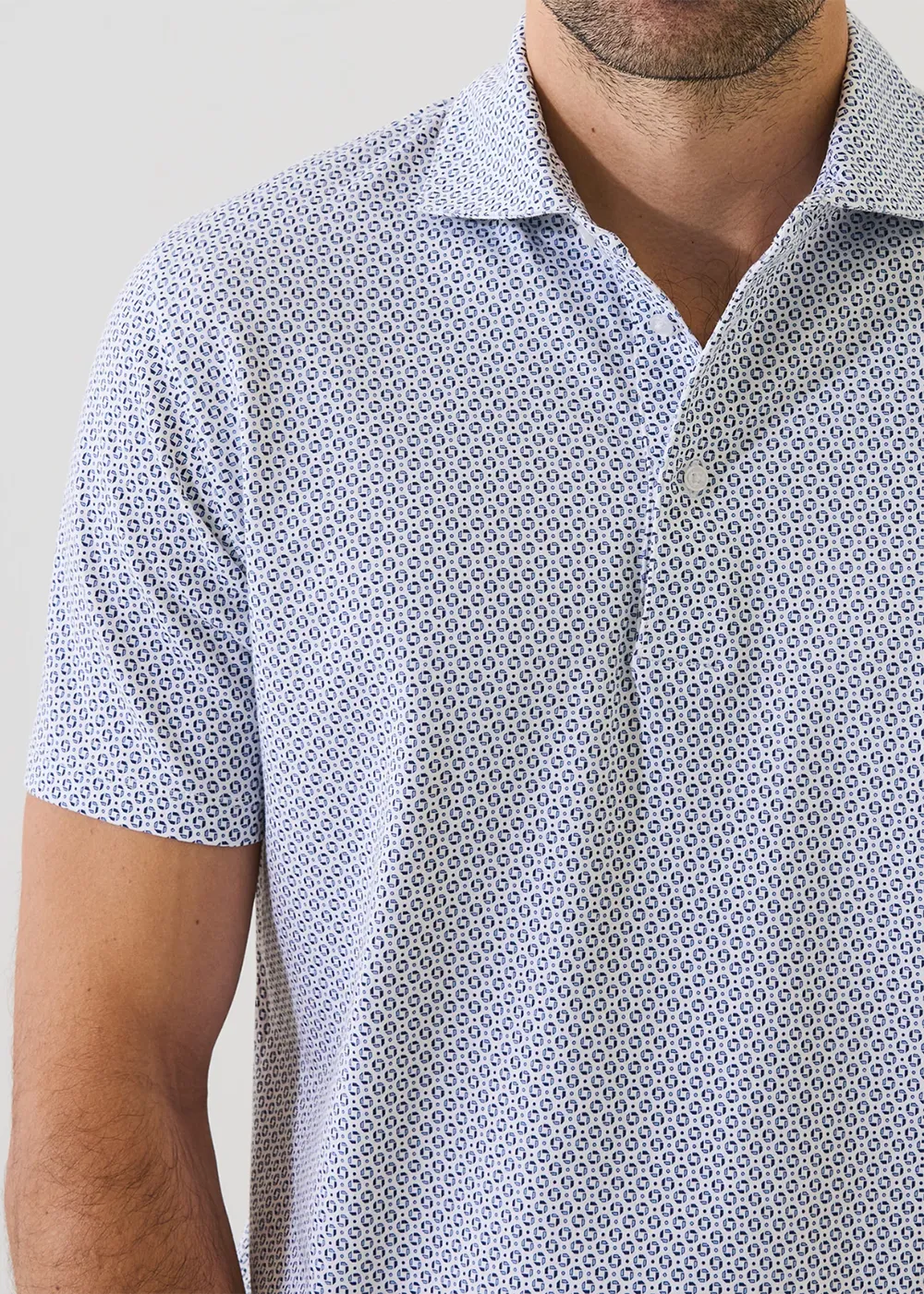 All Over Geo Print Polo sold by Danali product image thumbnail 2