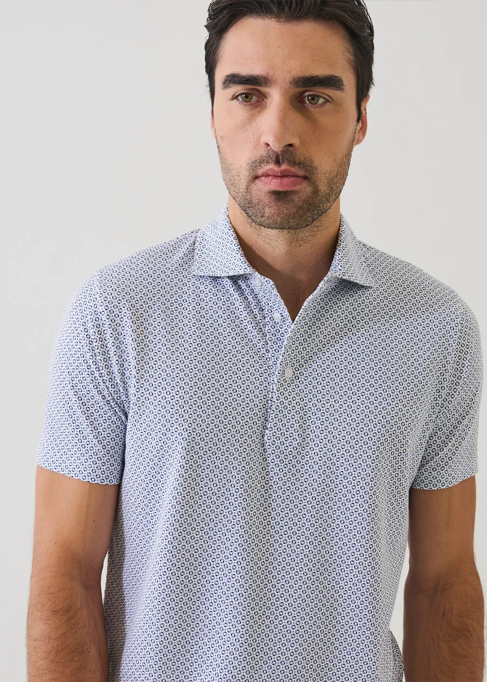 All Over Geo Print Polo sold by Danali product image thumbnail 3