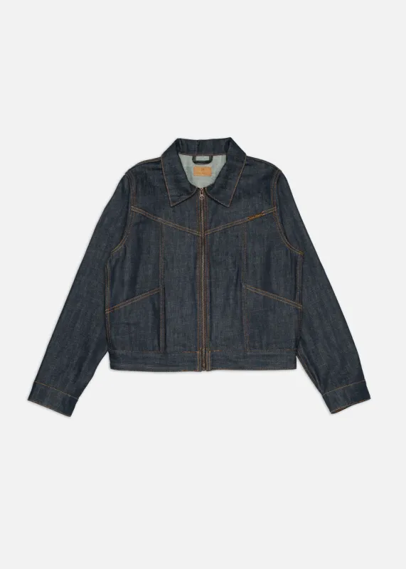Britta Denim Jacket Dry Streaky made by Nudie Jeans