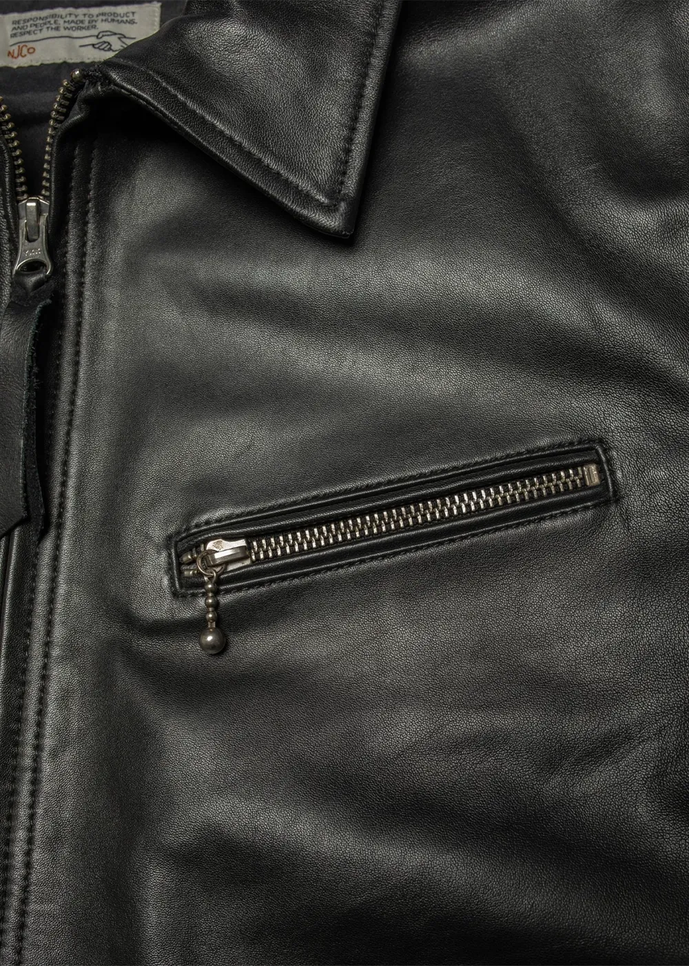 Blake Zip Jacket Leather sold by Danali product image thumbnail 4