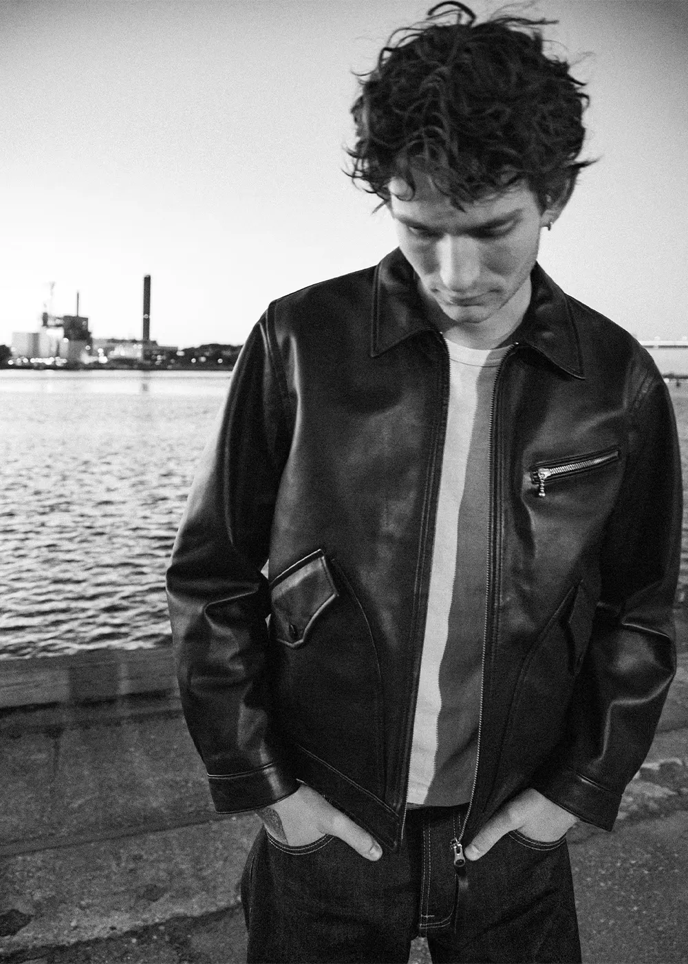 Blake Zip Jacket Leather sold by Danali product image thumbnail 2