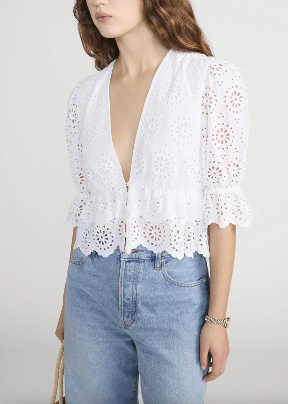 The Solstice Eyelet Blouse sold by Danali product image thumbnail 3