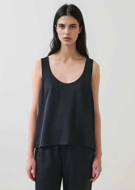 Silk Scoop Neck Tank sold by Danali