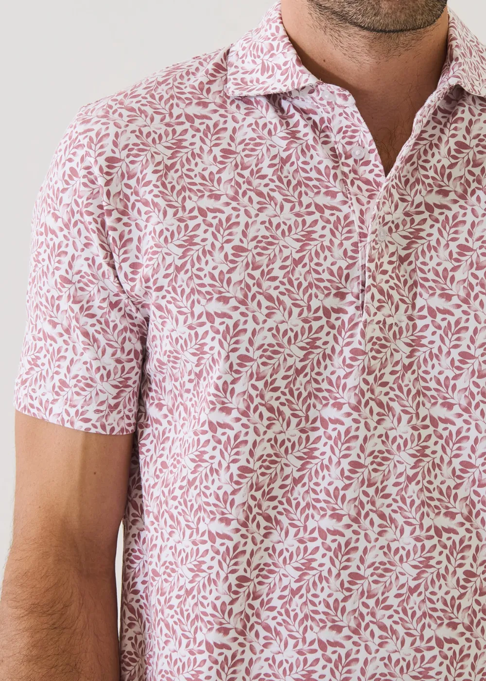 Mini Leaf Print Polo sold by Danali product image thumbnail 2