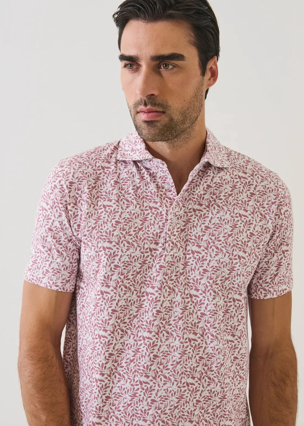 Mini Leaf Print Polo sold by Danali product image thumbnail 3