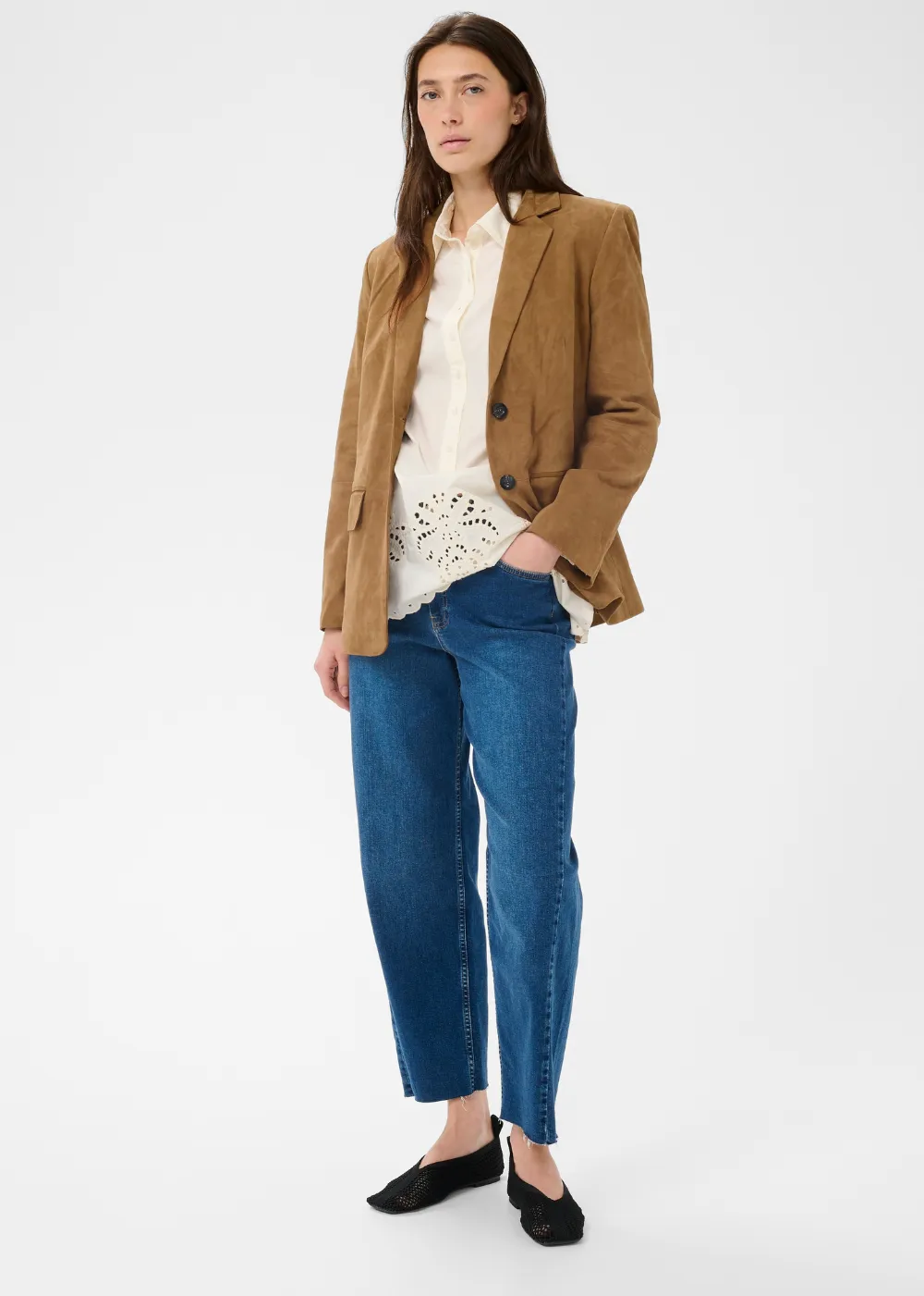 Alinia Suede Blazer sold by Danali product image thumbnail 3
