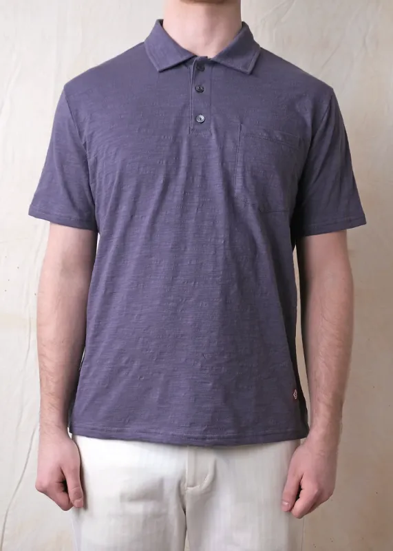 Violet Slub S/S Polo made by Outclass