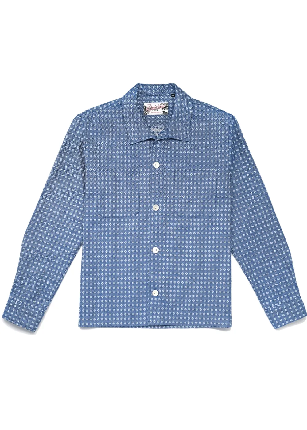 Blue Jay Jacquard Denim Club Shirt sold by Danali product image thumbnail 2