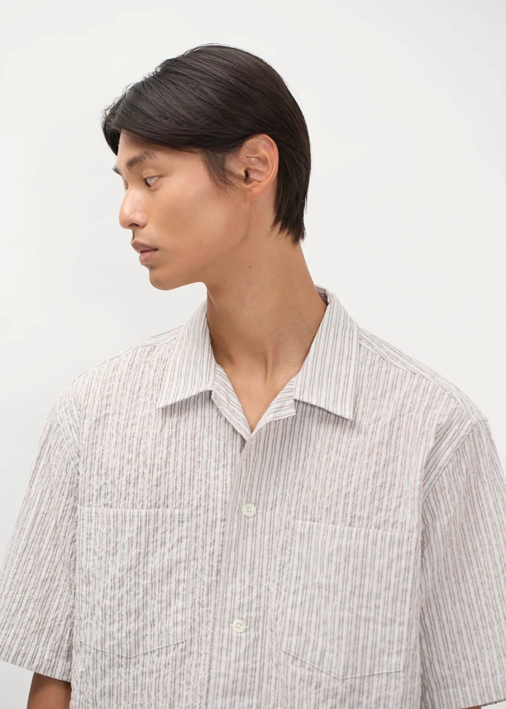 Mols Striped SS Camp Shirt sold by Danali product image thumbnail 5