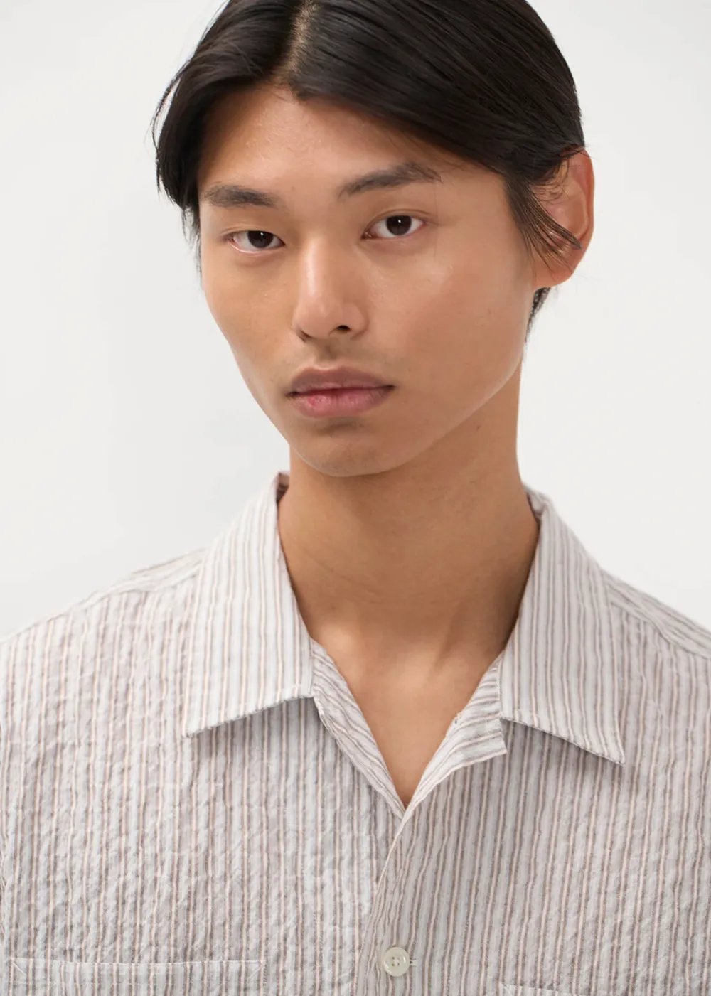 Mols Striped SS Camp Shirt sold by Danali product image thumbnail 4