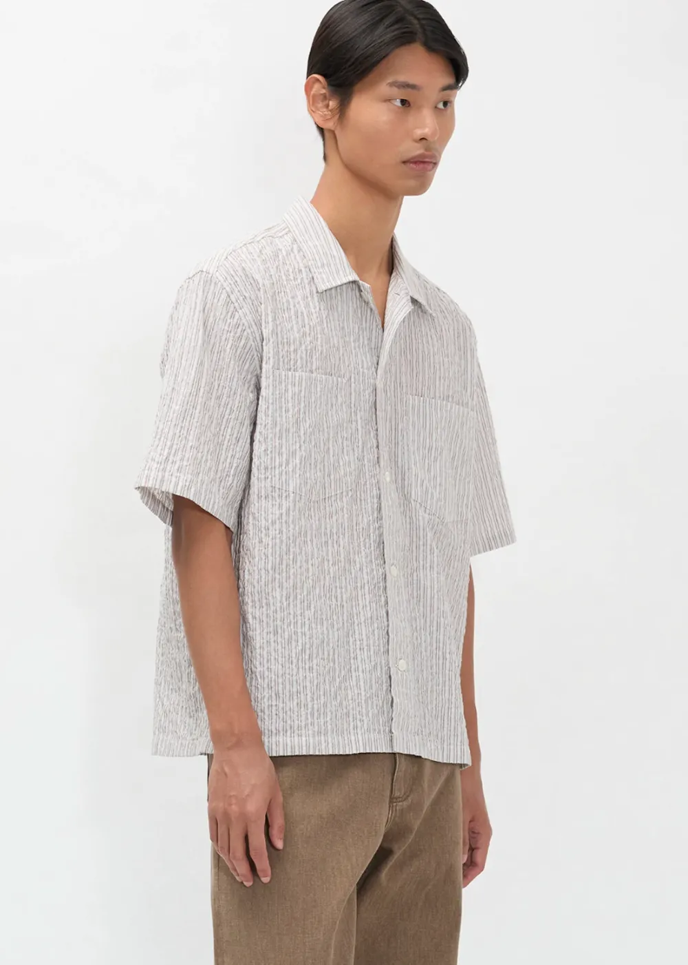 Mols Striped SS Camp Shirt sold by Danali product image thumbnail 2
