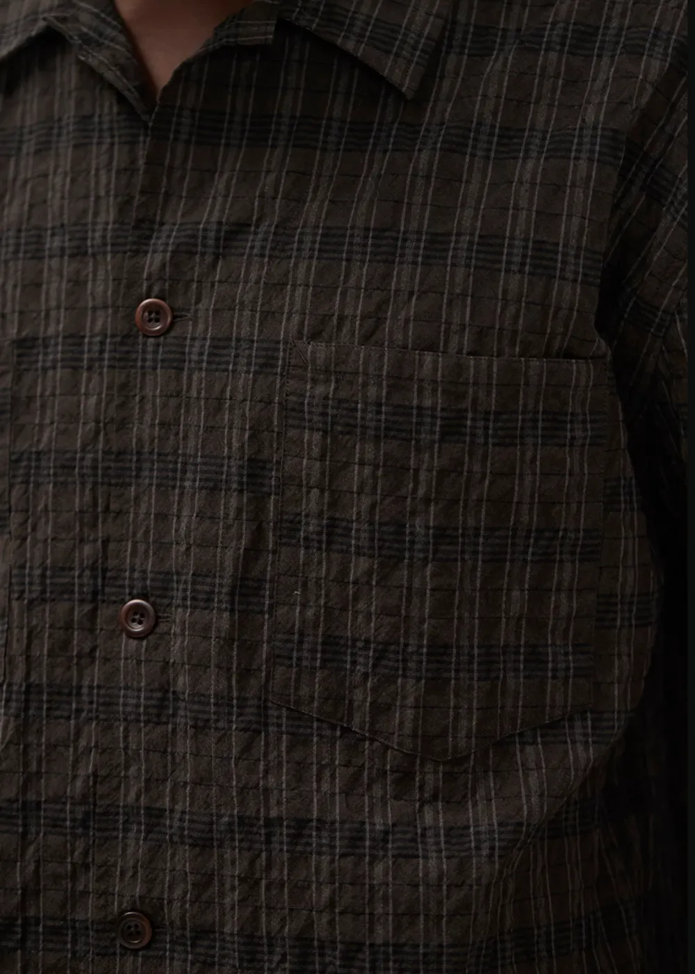 Mols Check SS Camp Shirt sold by Danali product image thumbnail 5