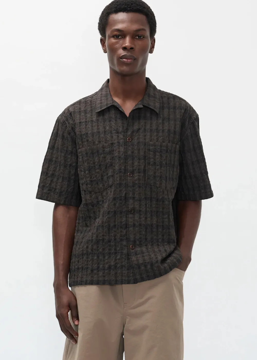 Mols Check SS Camp Shirt sold by Danali