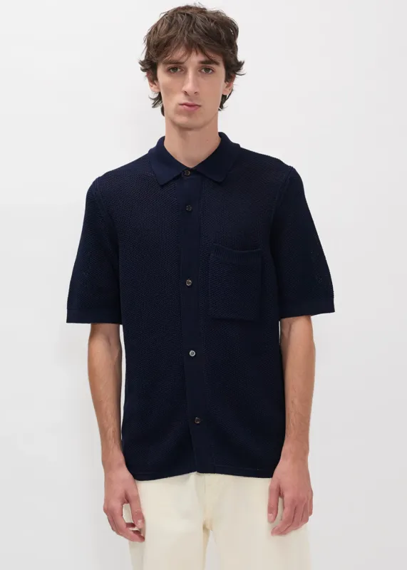 Fredensborg Mercerised Cotton Knitted Shirt made by Norse Projects