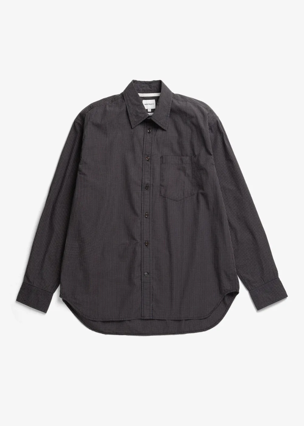 Espevik Oversize Poplin Check Shirt sold by Danali product image thumbnail 4