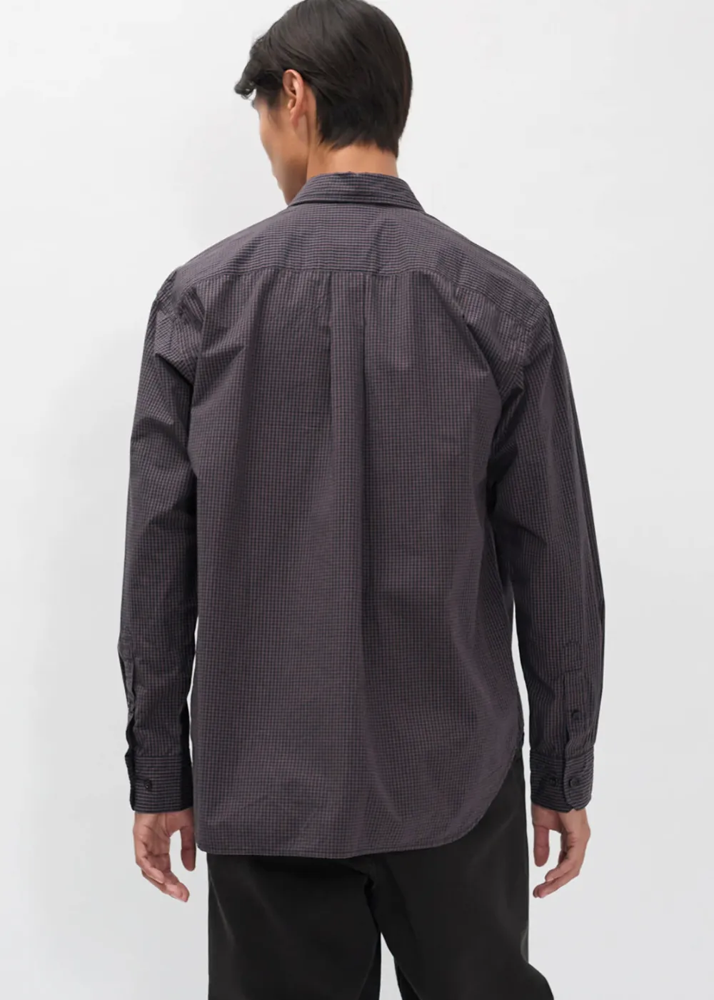 Espevik Oversize Poplin Check Shirt sold by Danali product image thumbnail 2