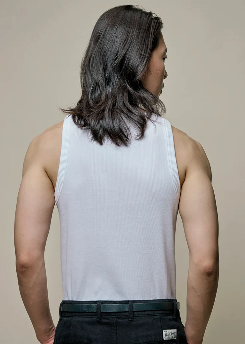 Iconic Ribbed Cotton Tank Top sold by Danali product image thumbnail 2