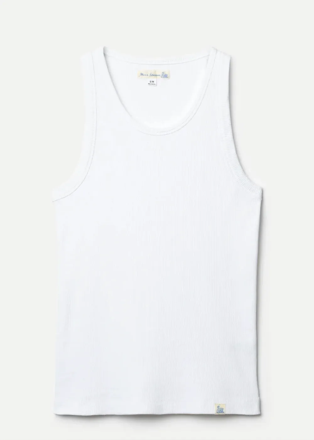 Iconic Ribbed Cotton Tank Top sold by Danali product image thumbnail 3
