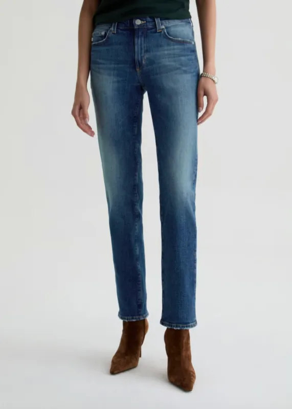 Sandra Low Rise Straight Leg Jean made by AG Jeans