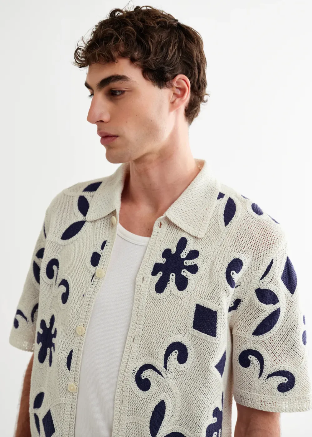 Porto SS Shirt Doodle Crochet sold by Danali product image thumbnail 3