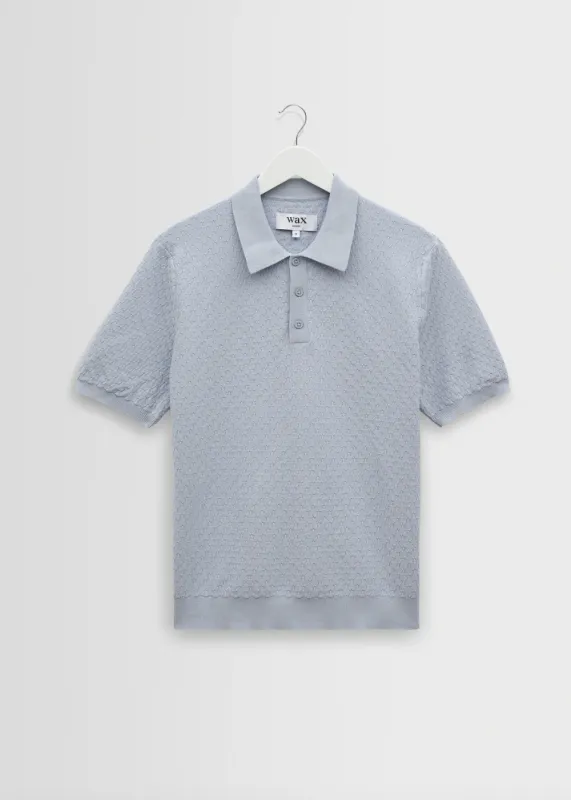 Naples SS Polo Retro Diamond Cotton made by Wax London