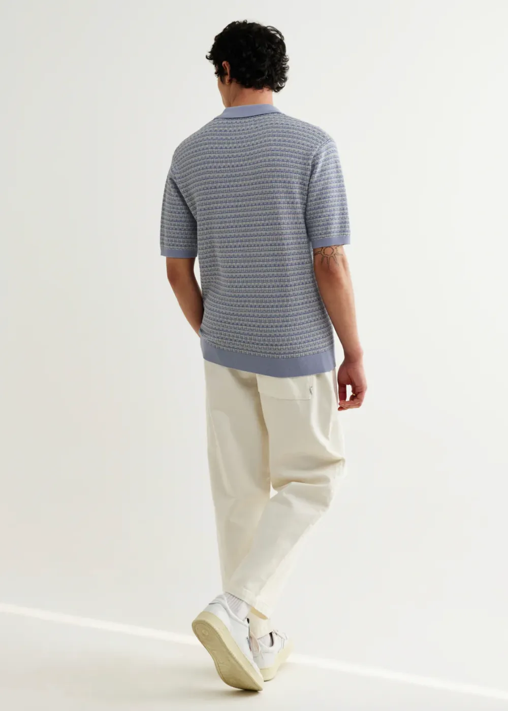 Naples SS Polo Mini Geo sold by Danali product image thumbnail 4