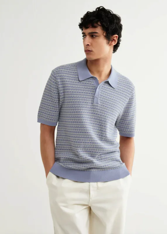Naples SS Polo Mini Geo made by Wax London