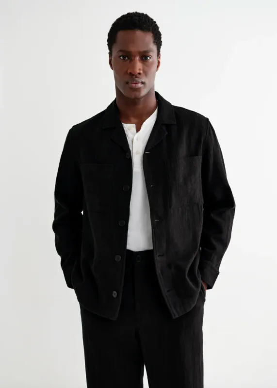 Aldred Overshirt Cotton Linen made by Wax London