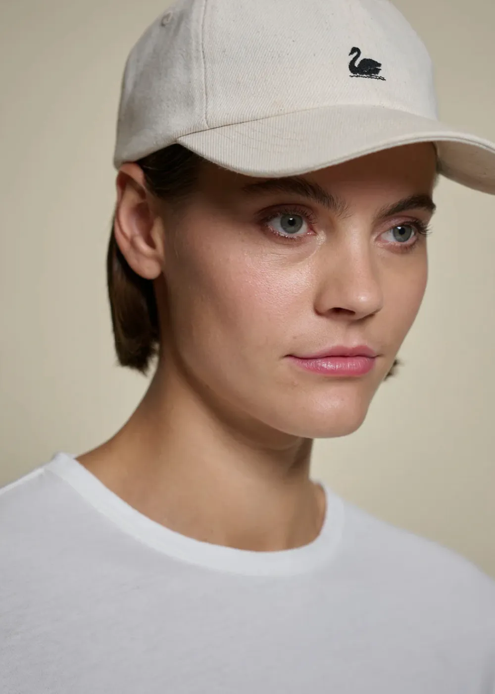Swan Logo Cotton Heavy Twill Cap sold by Danali product image thumbnail 5