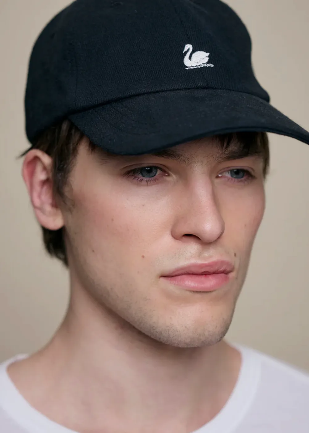 Swan Logo Cotton Heavy Twill Cap sold by Danali product image thumbnail 5