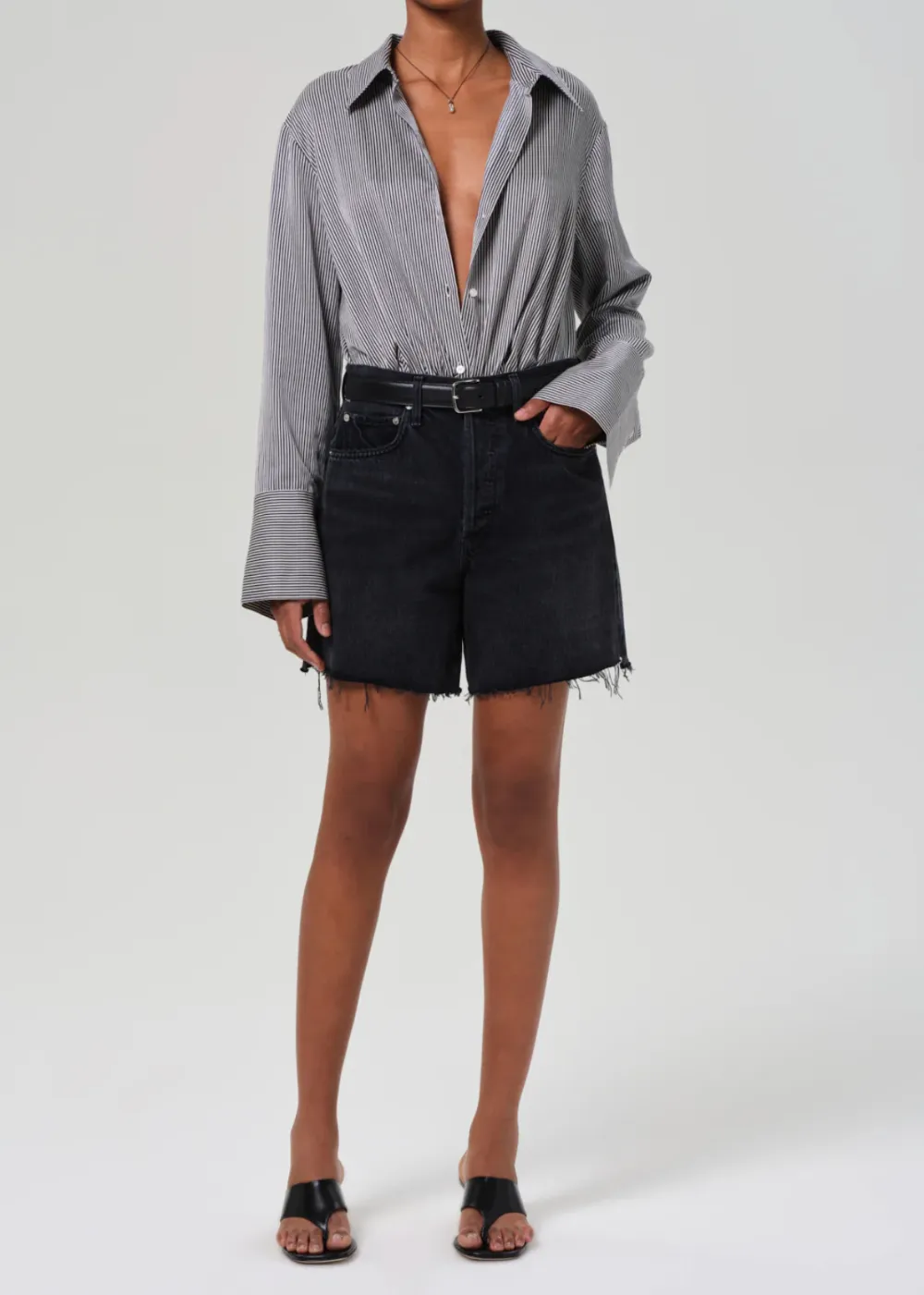 Marlow Long Cut Hem Short sold by Danali
