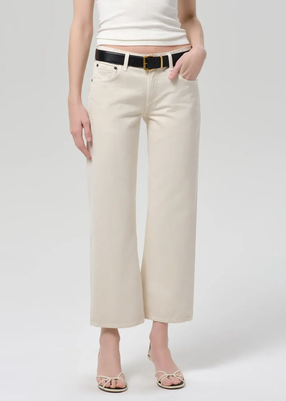 Faye Vintage Straight Twill Pant sold by Danali