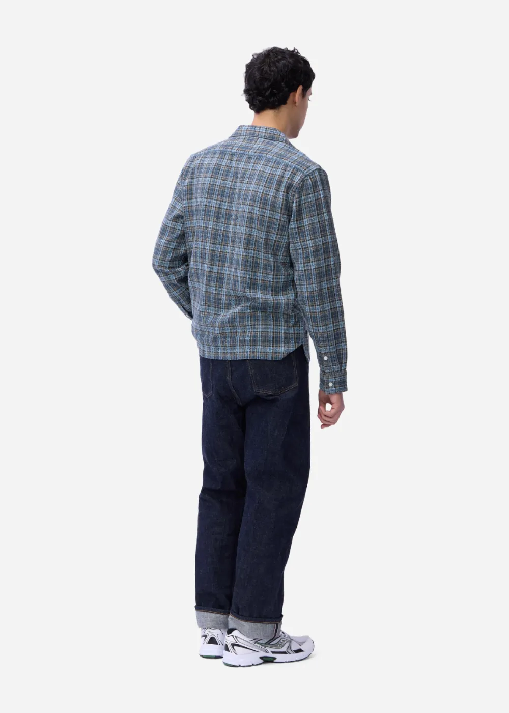 Dobby Plaid Camp Shirt sold by Danali product image thumbnail 3