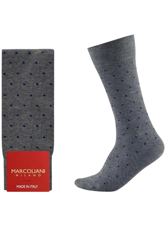 Pima Cotton Polka Dot Socks made by Marcoliani
