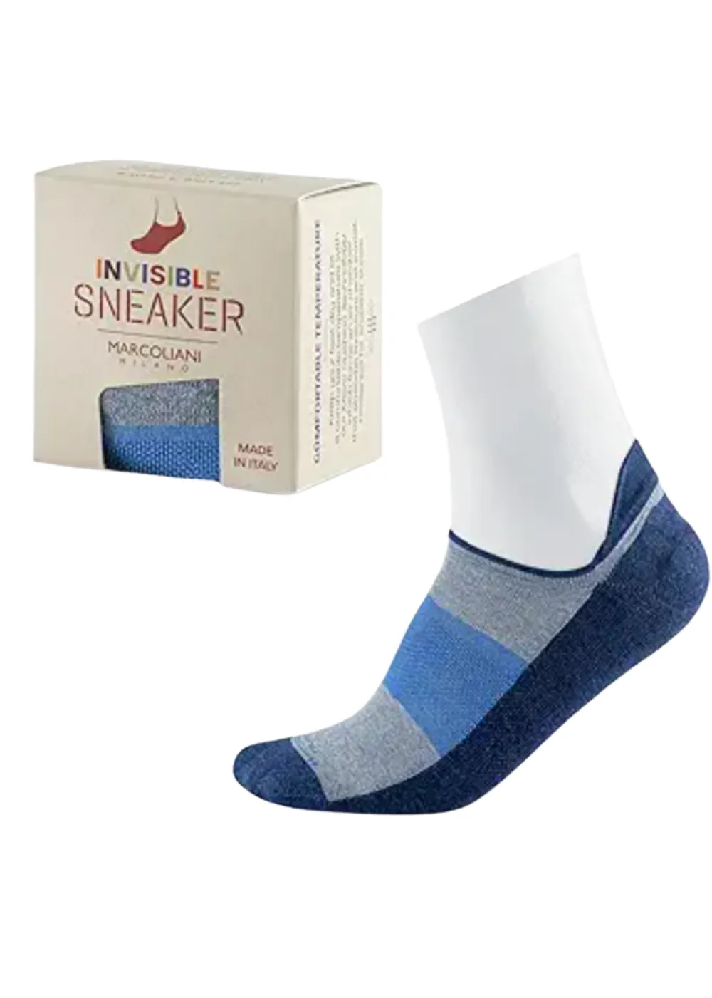 Pima Cotton Color Block Sneaker Socks sold by Danali