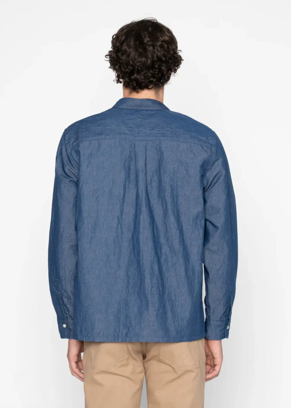 True Shirt - Linen Blend Denim sold by Danali product image thumbnail 3