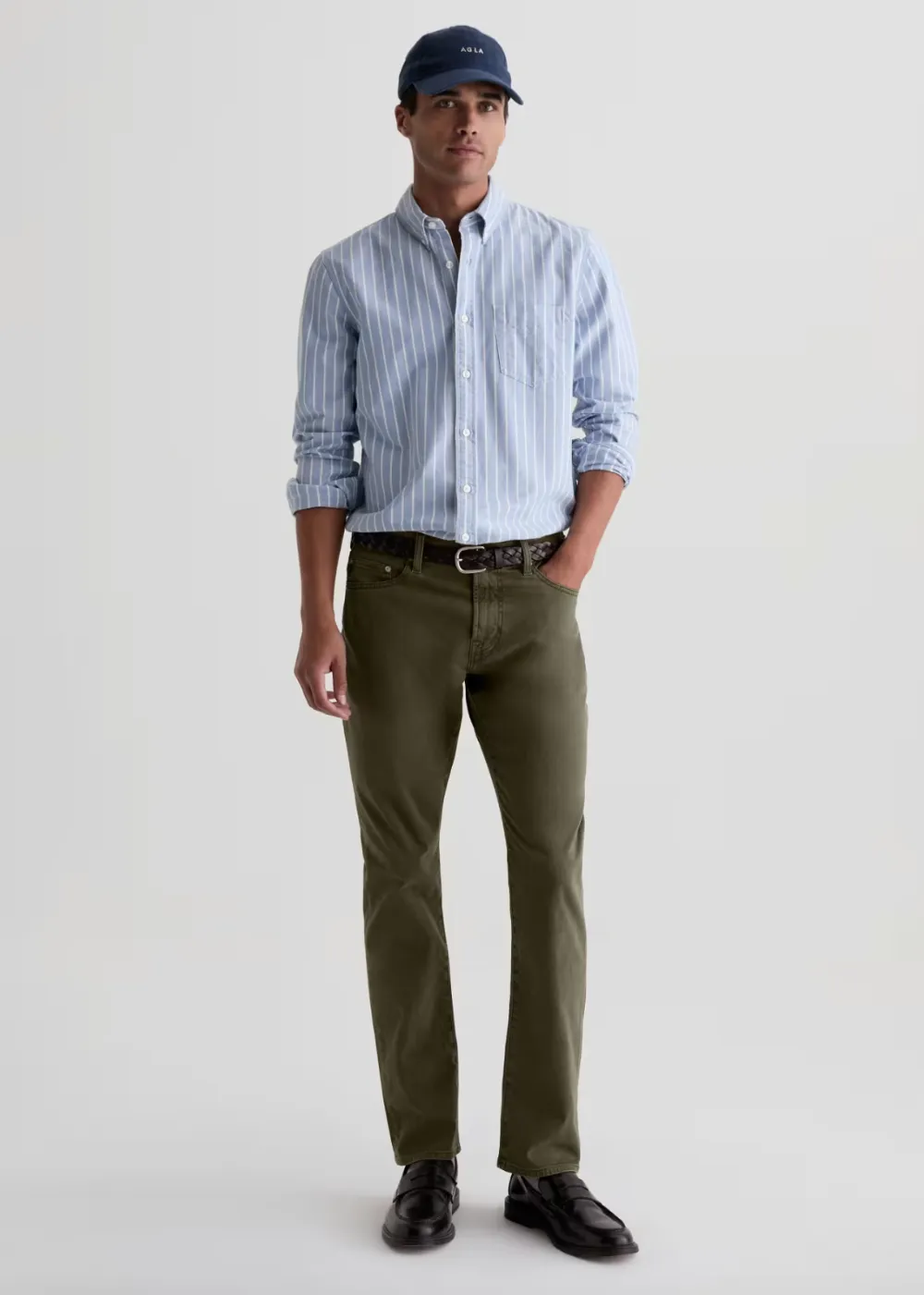 Everett Slim Straight Sateen Pant sold by Danali product image thumbnail 2