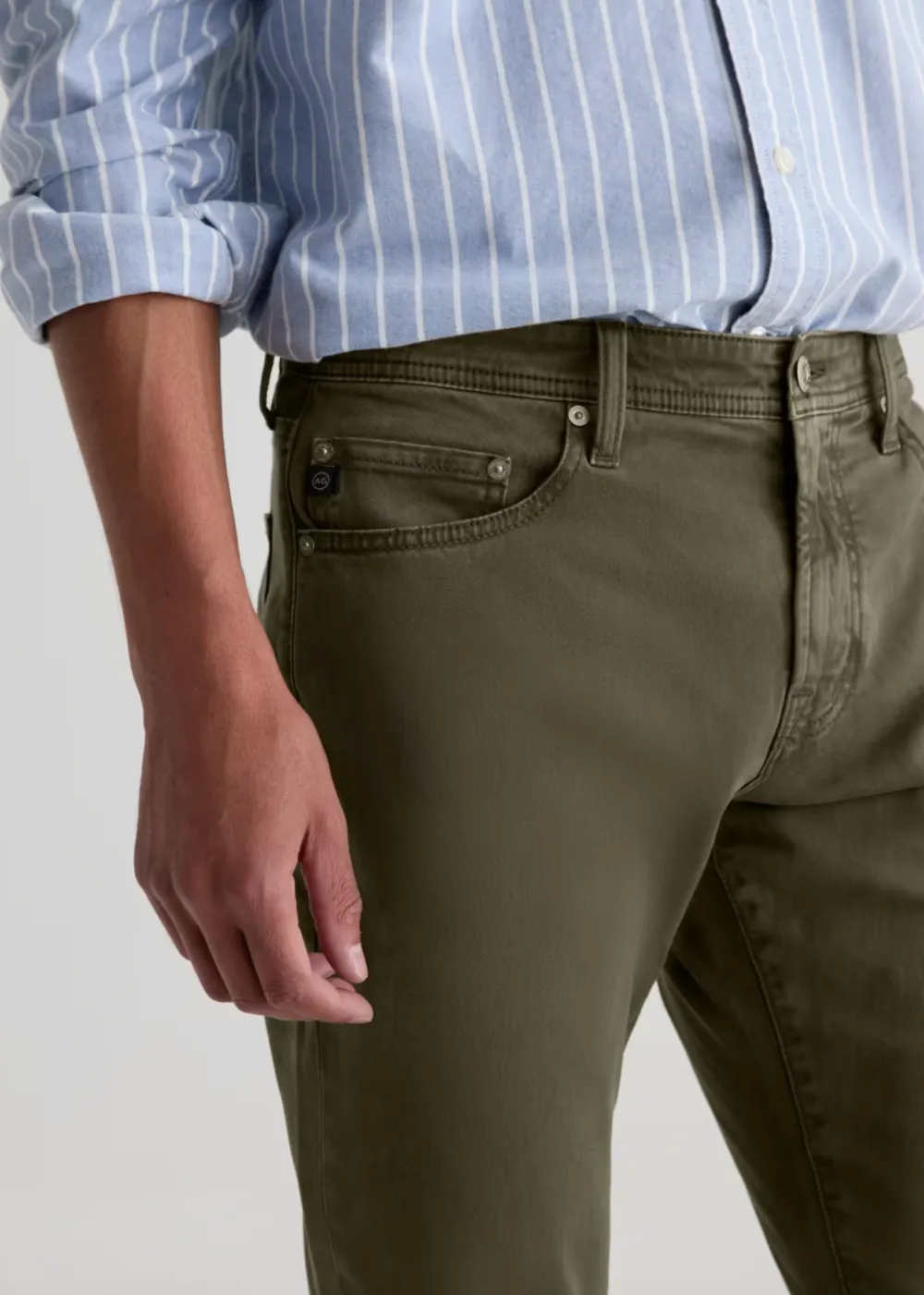 Everett Slim Straight Sateen Pant sold by Danali product image thumbnail 3