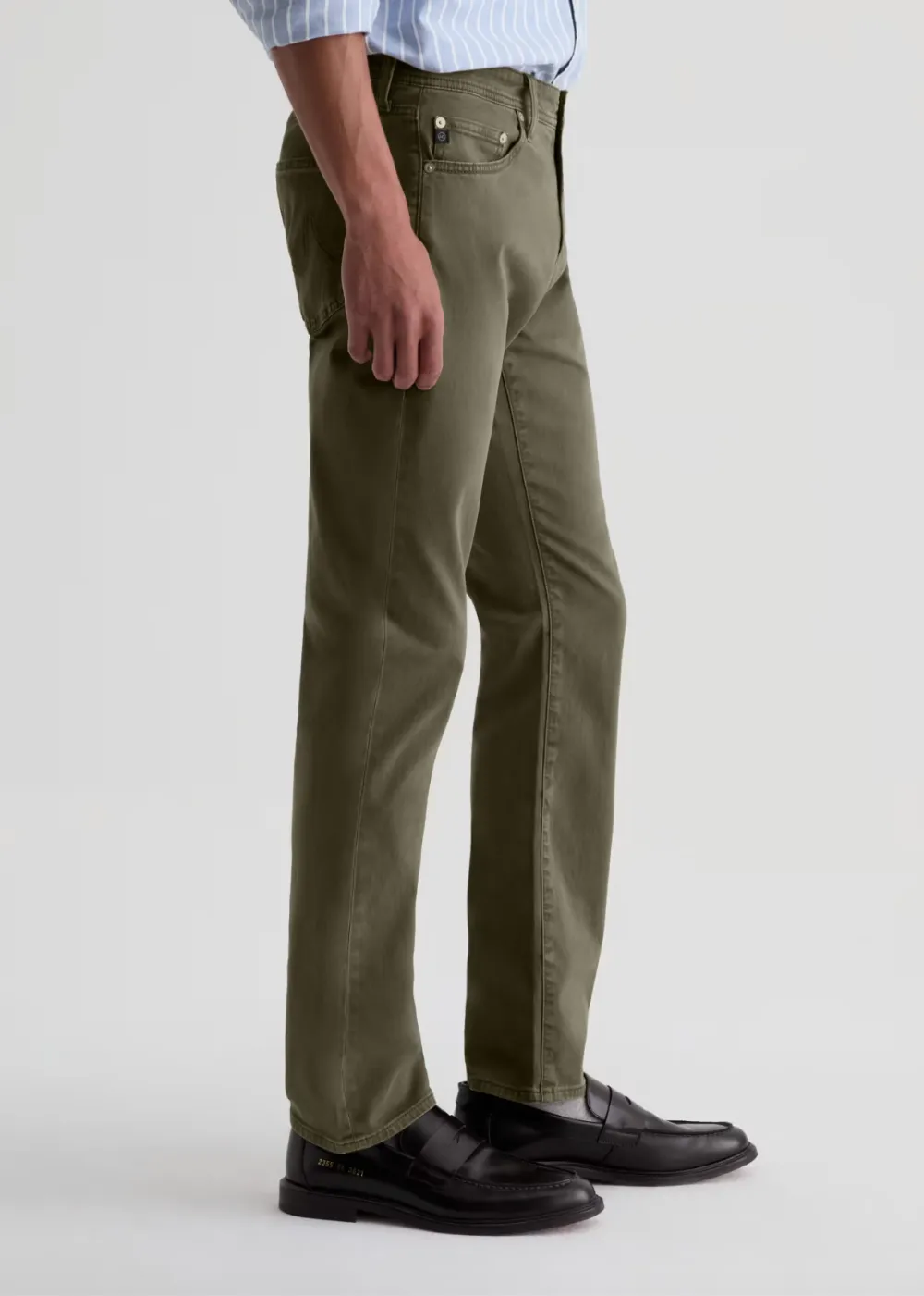 Everett Slim Straight Sateen Pant sold by Danali product image thumbnail 4