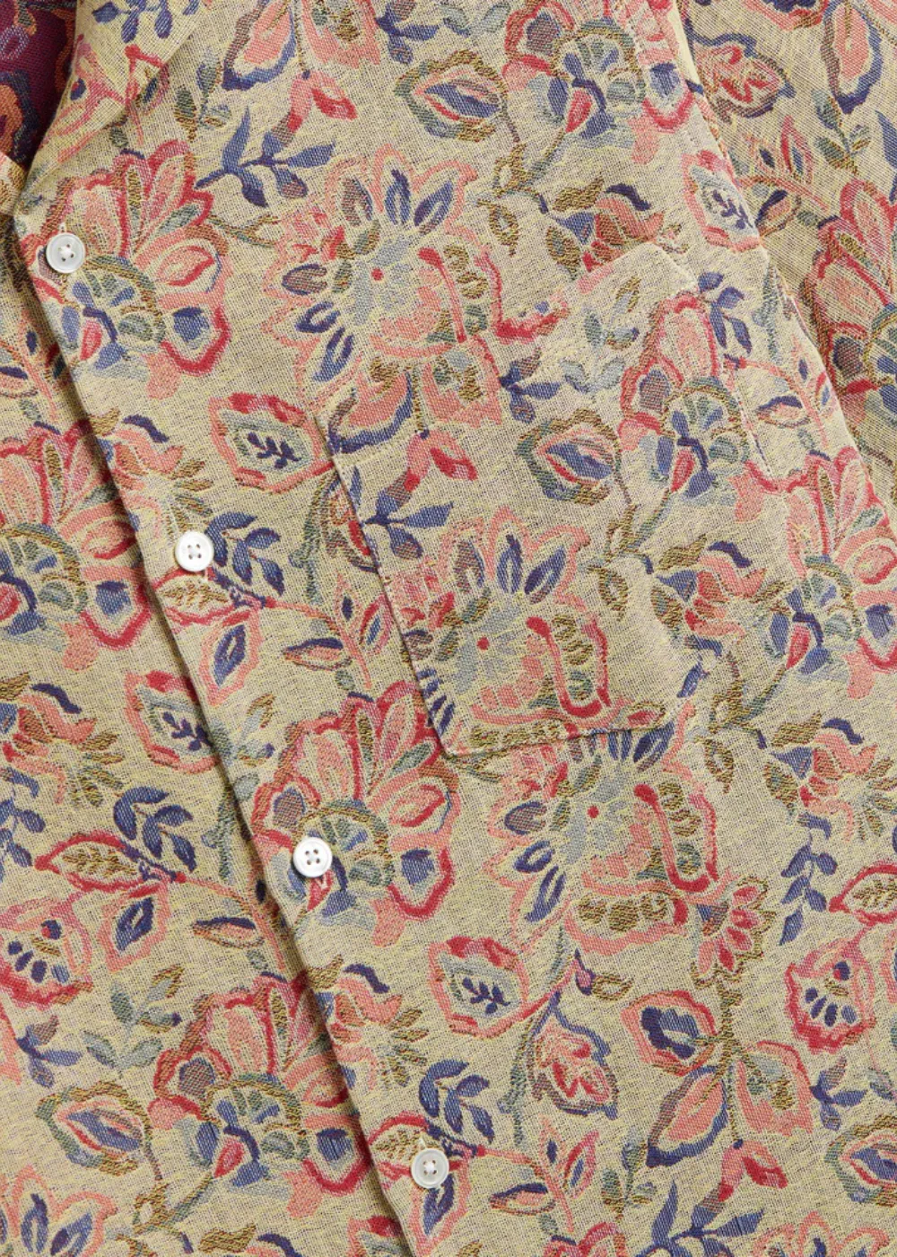 Tapestry Flowers Shirt sold by Danali product image thumbnail 3