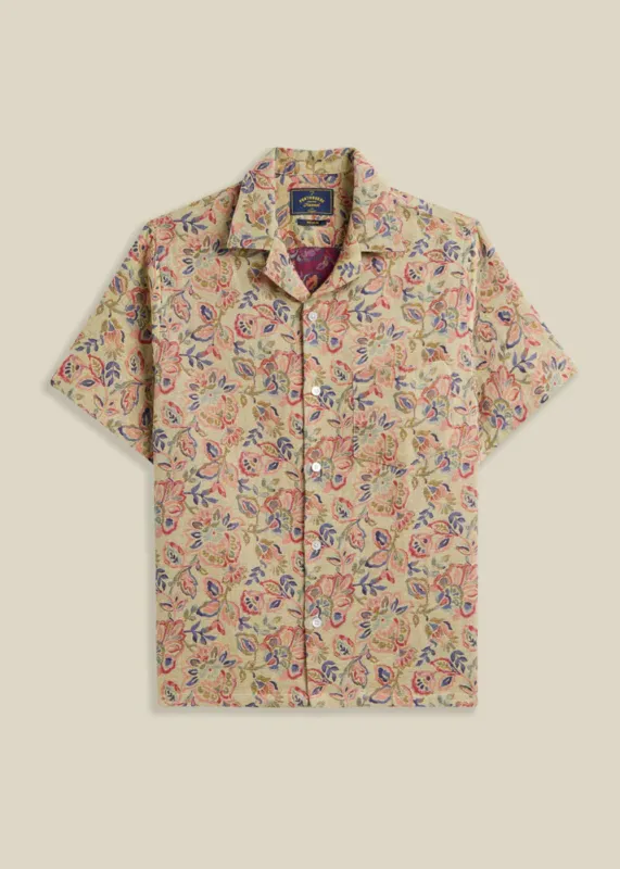 Tapestry Flowers Shirt made by Portuguese Flannel