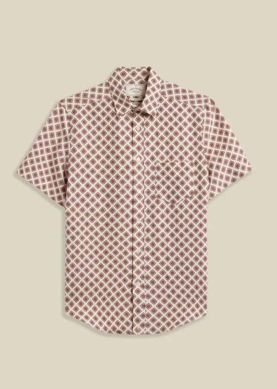 Motif Silk/Linen Shirt made by Portuguese Flannel