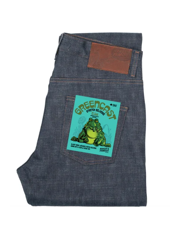 Easy Guy - Greencast Slub Stretch Selvedge made by Naked & Famous Denim