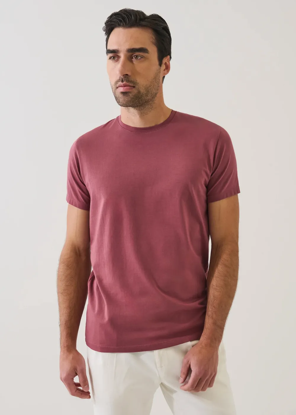 Iconic Pima Cotton Stretch Crew T-Shirt sold by Danali product image thumbnail 5