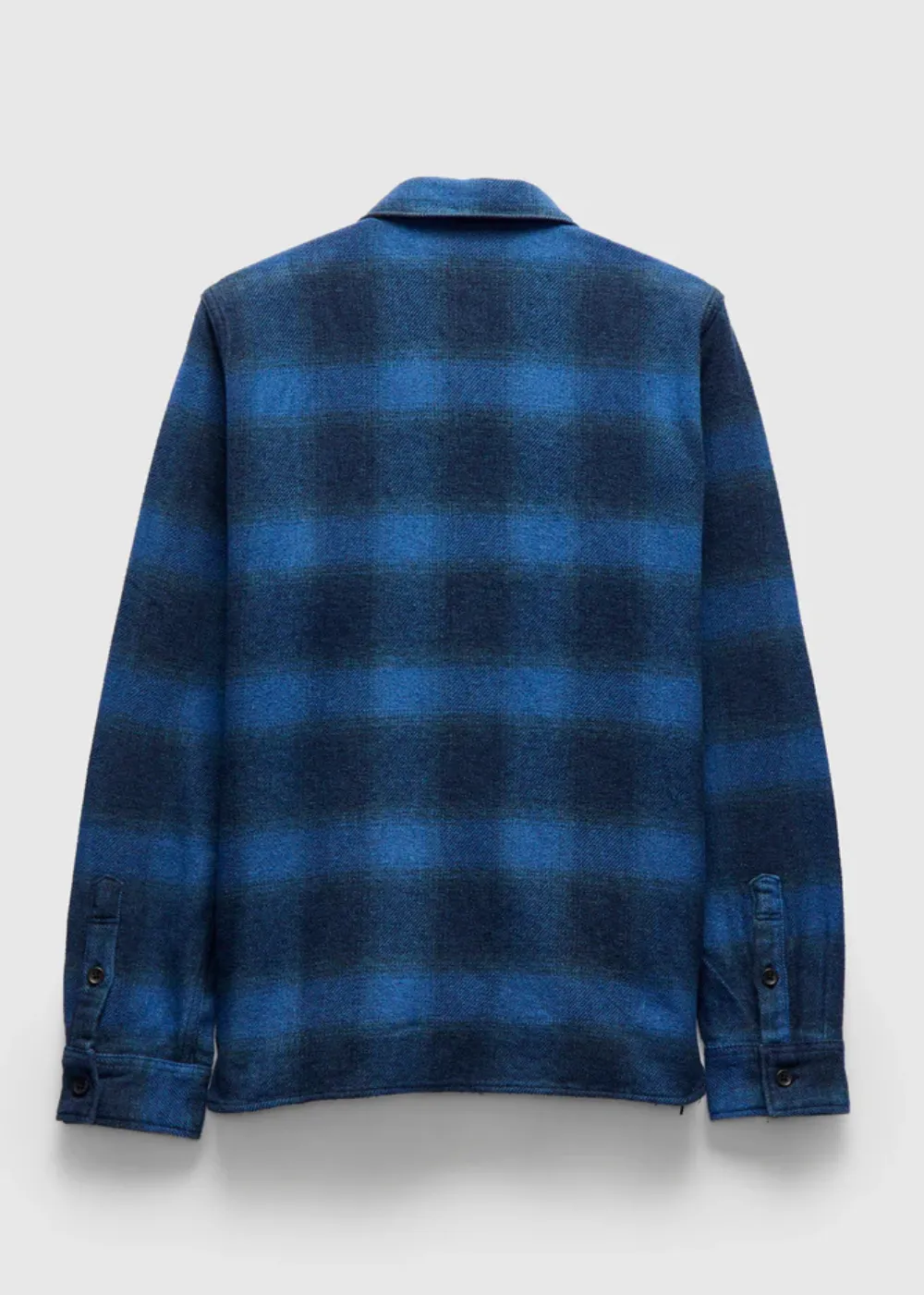Cotton Tweed Check Indigo Over Dye Shirt sold by Danali product image thumbnail 3